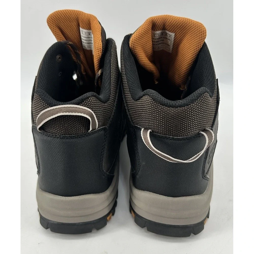 Skechers Relment-Daffertt Hiking Boots Chocolate Water Repellent Men's Size 12